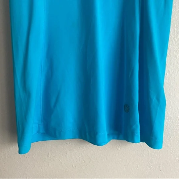 Lija Blue & Black Golf Tennis Workout Tank Top Size Extra Small XS - Picture 3 of 8